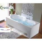 Baignoire balno romanza 170x75 cm tte  gauche sensation air pool - kinedo broh775bgsap1