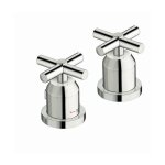 Baignoire executive sur gorge 2 sorties chrome - cristina ondyna xv14251