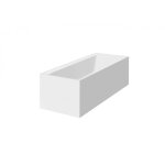 Baignoire en surfex avec kit de vidage 1800x800 blanc modo - roca ab10070832000000