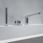 Bain douche mitigeur complet elevation avec douchette follow me - cristina ondyna el12151