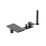 Bain douche mitigeur complet profilo sur gorge chrome noir brosse robinetterie profilo - cristina ondyna ... Bain douche mitigeur complet profilo sur gorge chrome noir brosse robinetterie profilo - cristina ondyna ...