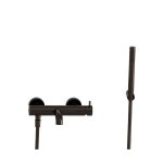 Bain / douche triverde + kit douchette / flexible / sup chrome noir - cristina ondyna tv18072 Bain / douche triverde + kit douchette / flexible / sup chrome noir - cristina ondyna tv18072