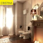 Bloc wc chambord rservoir haut - cristina ondyna wch1011