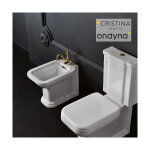 Bloc wc complet rservoir bas cramique blanc waldorf - cristina ondyna wd4117