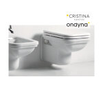 Bloc wc suspendu avec abattant blanc waldorf - cristina ondyna wd4115 Bloc wc suspendu avec abattant blanc waldorf - cristina ondyna wd4115