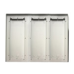 Boitier de protection en aluminium naturel anodis 9 modules - comelit 31169