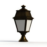 Borne avenue 2 n5 led opale patin dor 009 - pradier 102115009