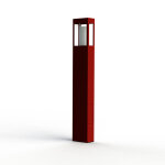 Borne brick n4 clair rouge tomate 110 - pradier 108007110