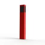 Borne brick n4 classe 3 pmma noir rouge 110 - pradier 108022110