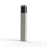 Borne brick n4 pmma noir blanc pur 101 - pradier 108010101