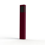 Borne brick n4 pmma noir rouge vin 066 - pradier 108010066
