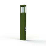 Borne brick n4 prise vert fougre 109 - pradier 108009109