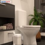 Broyeur pour toute la salle de bain adaptable wc et lavabo 2 entres - watermatic w12pro