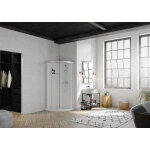 Cabine de douche brooklyn 90 1 / 4 de rond verre transparent - kinedo ca270gtne Cabine de douche brooklyn 90 1 / 4 de rond verre transparent - kinedo ca270gtne