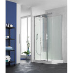 Cabine de douche horizon 2 bas 120 pivotant th acier - kinedo ca134a12 Cabine de douche horizon 2 bas 120 pivotant th acier - kinedo ca134a12