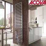 Chauffage mixte kadrane chrome 345w sans rgulation - acova akao - 140 - 040 - f