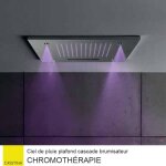 Ciel de pluie carr 50 cm avec cascade et brumisateurs chromothrapie hydrotherapie - cristina ondyna ...