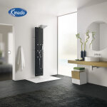 Colonne de douche aquaglass noir - kinedo cd220n