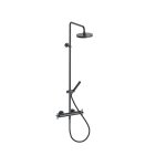 Colonne de douche cross road thermostatique complchrome noir brosse robinetterie cross road - cristina ... Colonne de douche cross road thermostatique complchrome noir brosse robinetterie cross road - cristina ...