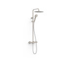 Colonne de douche thermostatique 2 voies acier - tres 19039314ac