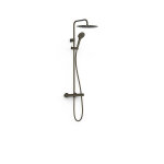 Colonne de douche thermostatique 2 voies noir bronze - tres 19039314kmb Colonne de douche thermostatique 2 voies noir bronze - tres 19039314kmb