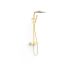 Colonne de douche thermostatique 2 voies or mat 24k - tres 19039308om Colonne de douche thermostatique 2 voies or mat 24k - tres 19039308om