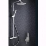 Colonne de douche thermostatique complte quarelo 250 - cristina ondyna qd47851