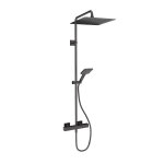 Colonne de douche thermostatique tabula chromé noir - cristina ondyna qd44872 Colonne de douche thermostatique tabula chromé noir - cristina ondyna qd44872