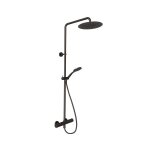 Colonne de douche thermostatique theta colors chrome noir brosse - cristina ondyna tv44875 Colonne de douche thermostatique theta colors chrome noir brosse - cristina ondyna tv44875