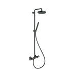 Colonne de douche triverde thermostatique complete chrome noir - cristina ondyna tv48672 Colonne de douche triverde thermostatique complete chrome noir - cristina ondyna tv48672