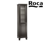 Colonne de salle de bains gris sombre satin carmen - roca a857137417