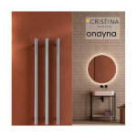Cristina ondyna barre sèche - serviettes Électrique cristina orizzonti avec interrupteur chromé - mor516i51 ... Cristina ondyna barre sèche - serviettes Électrique cristina orizzonti avec interrupteur chromé - mor516i51 ...