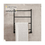 Cristina ondyna sche - serviettes lectrique cristina mini noir mat - mmi58213