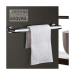 Cristina ondyna sche - serviettes lectrique cristina sereno avec interrupteur chrom - mse621gi51