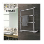 Cristina ondyna sche - serviette lectrique cristina sole avec interrupteur chrom - mso542s51