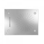Douche acier inoxydable de tête anticalcaire chromotherapy 2 types de jet (pluie / cascade) 500x650 mm ... Douche acier inoxydable de tête anticalcaire chromotherapy 2 types de jet (pluie / cascade) 500x650 mm ...