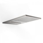 Douches murales acier inoxydable anticalcaire 2 types de jet (pluie / cascade). 2 - tres 29990301ac Douches murales acier inoxydable anticalcaire 2 types de jet (pluie / cascade). 2 - tres 29990301ac
