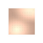 Douche de tte encastre 2 types de jet 500 x 500 mm or rose 24k - tres 134951op