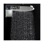 Ensemble pomme de tte douche 280mm bras  angle nickel satin apice - bossini h70430h094