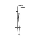 Even - t round colonne de douche titanium black - roca a5a9a2ecn2
