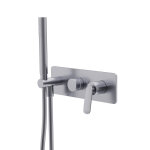 Facade douche / bain douche 2 sorties alux - cristina ondyna fl60215