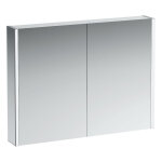 Frame armoire toilette 100 a / led vertical + prise blc brillant - laufen h4086039001451 Frame armoire toilette 100 a / led vertical + prise blc brillant - laufen h4086039001451