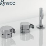 Kinedo robinetterie chrome avec mitigeur thermostatique gamma - kindo roggaex