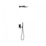 Kit de douche encastr rapid - box blackmat (noir mat) - tres 00628004nm