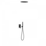 Kit de douche encastr rapid - box blackmat (noir mat) - tres 21128006nm