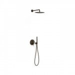 Kit de douche encastr rapid - box noir mtallis bross - tres 26228004kmb