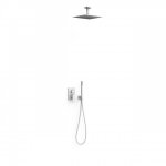 Kit de douche encastr rapid - box whitemat (blanc mat) - tres 00628003bm