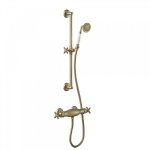 Kit de douche thermostatique · barre coulissante long. 600 mm. · douchette anti - tres 24216402lm Kit de douche thermostatique · barre coulissante long. 600 mm. · douchette anti - tres 24216402lm