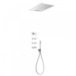 Kit de douche thermostatique lectronique et encastr shower technology avec contrle lectronique compris ...