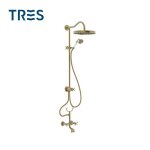 Kit mlangeur bain?douche laiton vieilli mat tres - clasic - tres 24217602lm